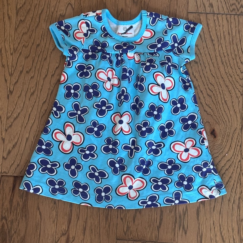 Blue Floral Play Day Hanna Andersson Dress